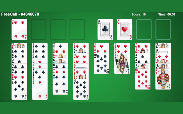 FreeCell Online - Play the Card Game at Coolmath Games