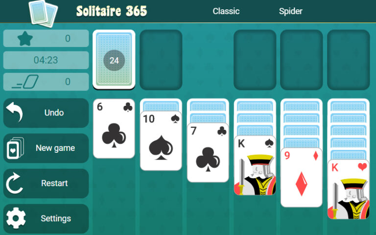 🕹️ Play Spider Freecell Solitaire Game: Free Online Solitaire Card Video  Game for Kids & Adults