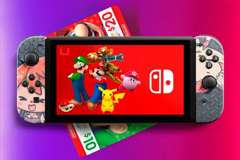 Nintendo switch store games gift card