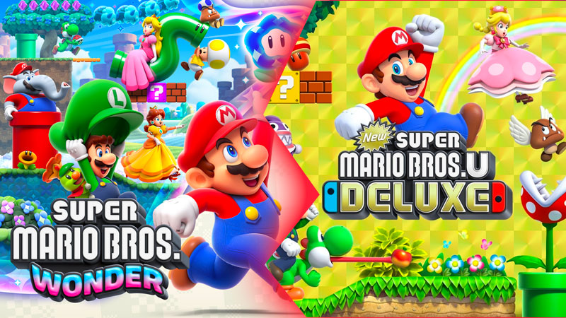Super Mario Bros Wonder Vs. New Super Mario Bros U Deluxe